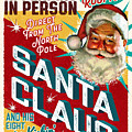 Santa Claus One Night Only Wall Art